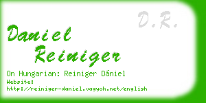 daniel reiniger business card